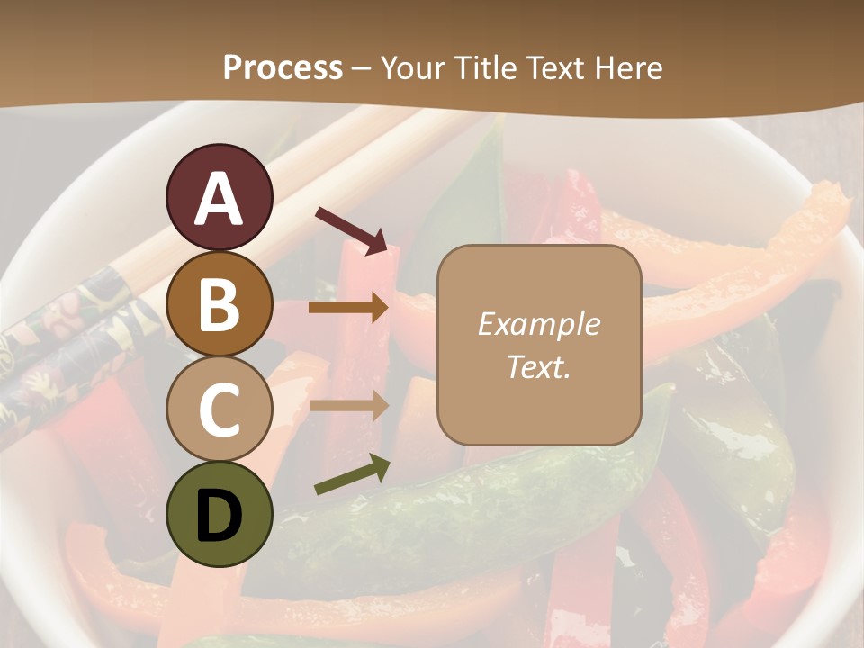 Yellow Fried Bowl PowerPoint Template