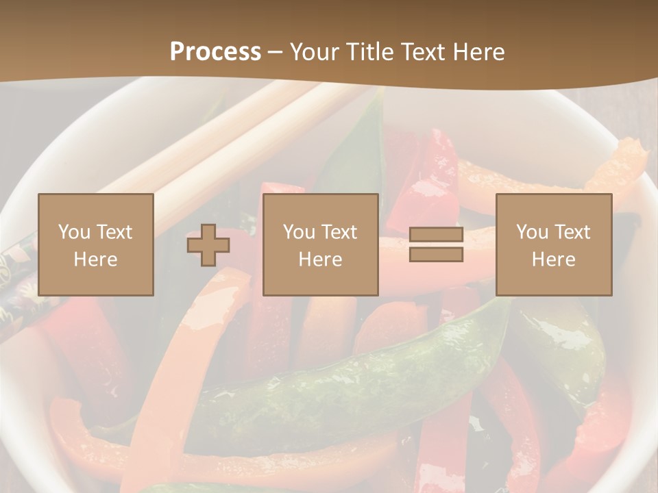 Yellow Fried Bowl PowerPoint Template