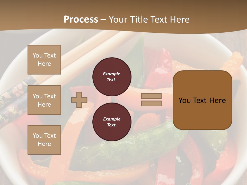 Yellow Fried Bowl PowerPoint Template