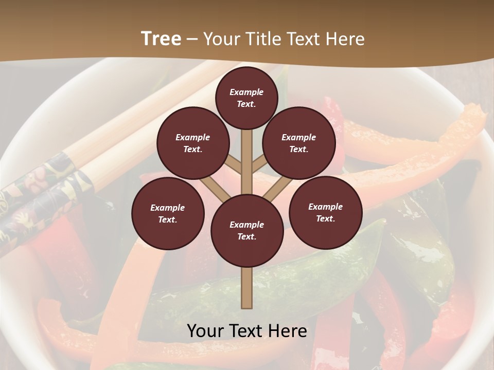 Yellow Fried Bowl PowerPoint Template