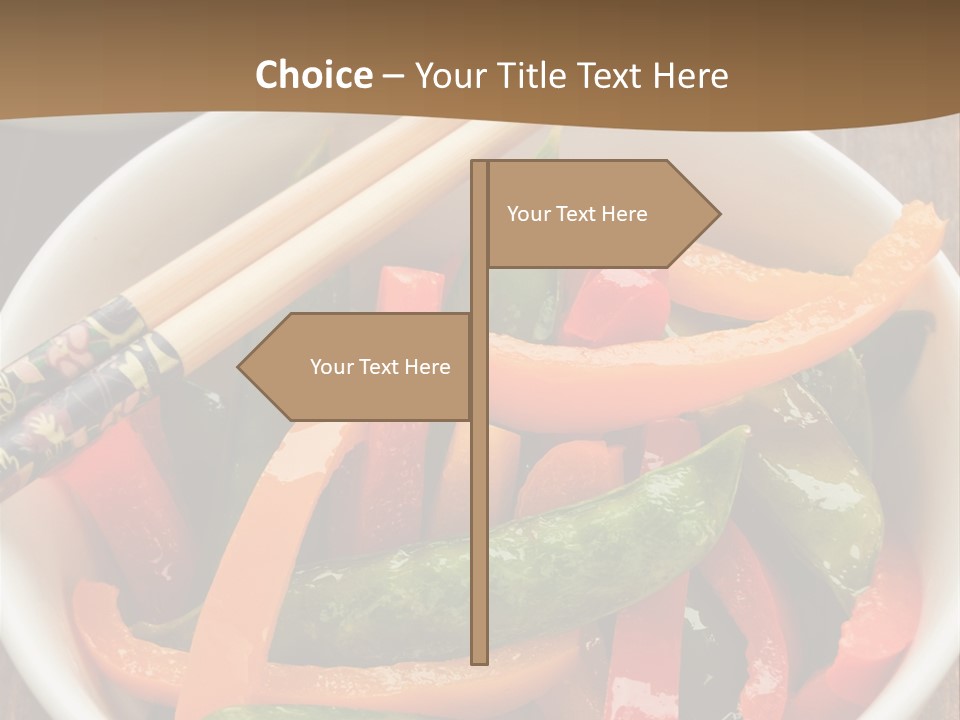 Yellow Fried Bowl PowerPoint Template