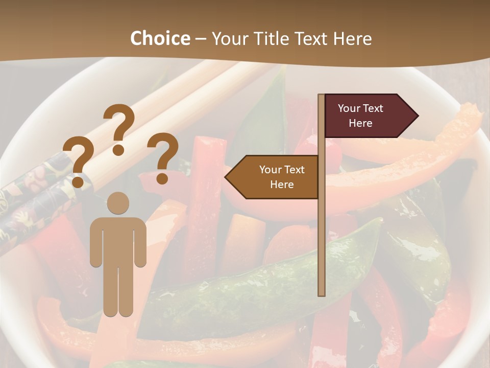 Yellow Fried Bowl PowerPoint Template