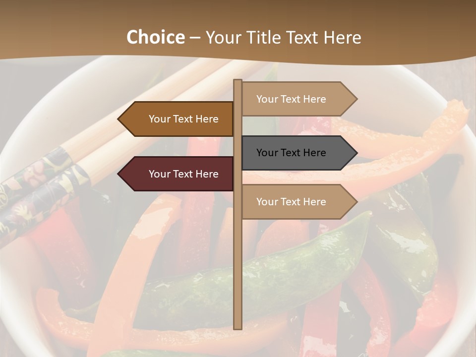 Yellow Fried Bowl PowerPoint Template