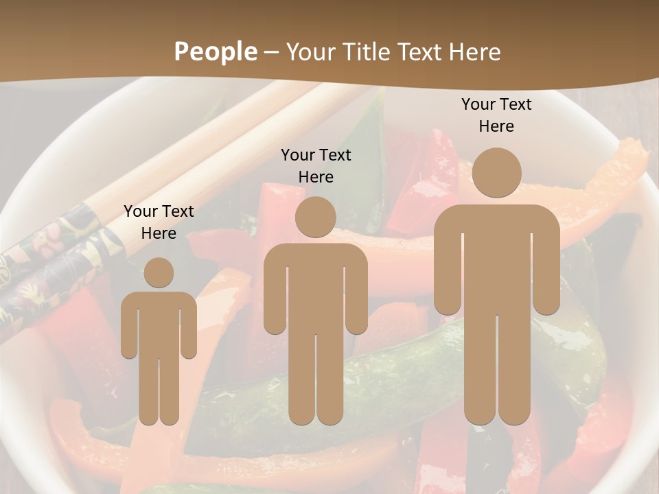 Yellow Fried Bowl PowerPoint Template