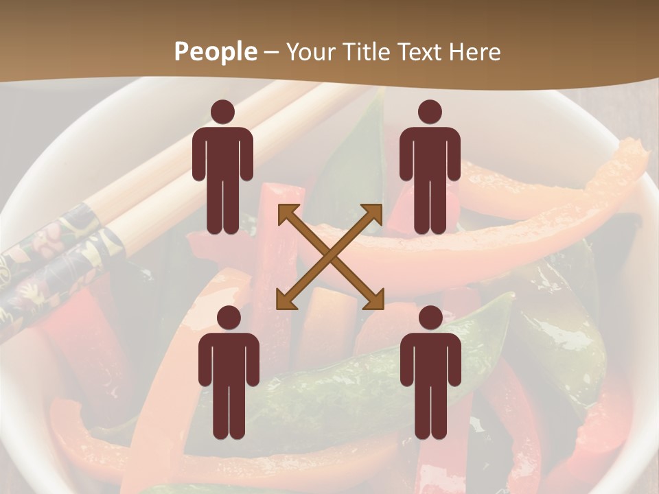 Yellow Fried Bowl PowerPoint Template