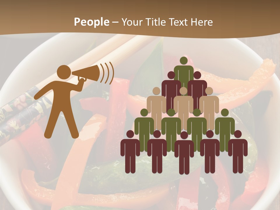 Yellow Fried Bowl PowerPoint Template