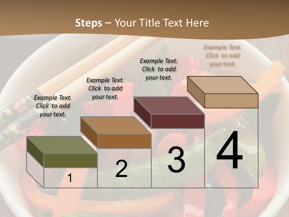 Yellow Fried Bowl PowerPoint Template