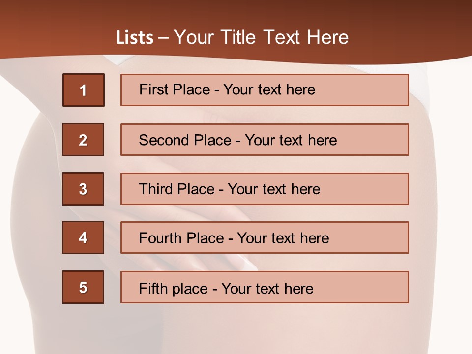 Weight Fitness Sensual PowerPoint Template
