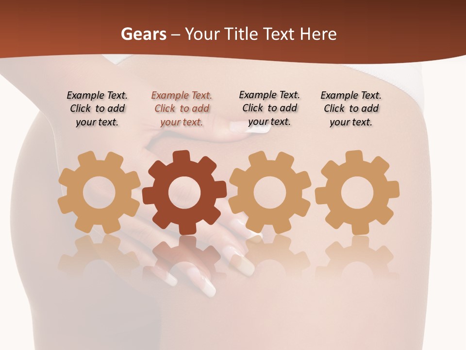 Weight Fitness Sensual PowerPoint Template