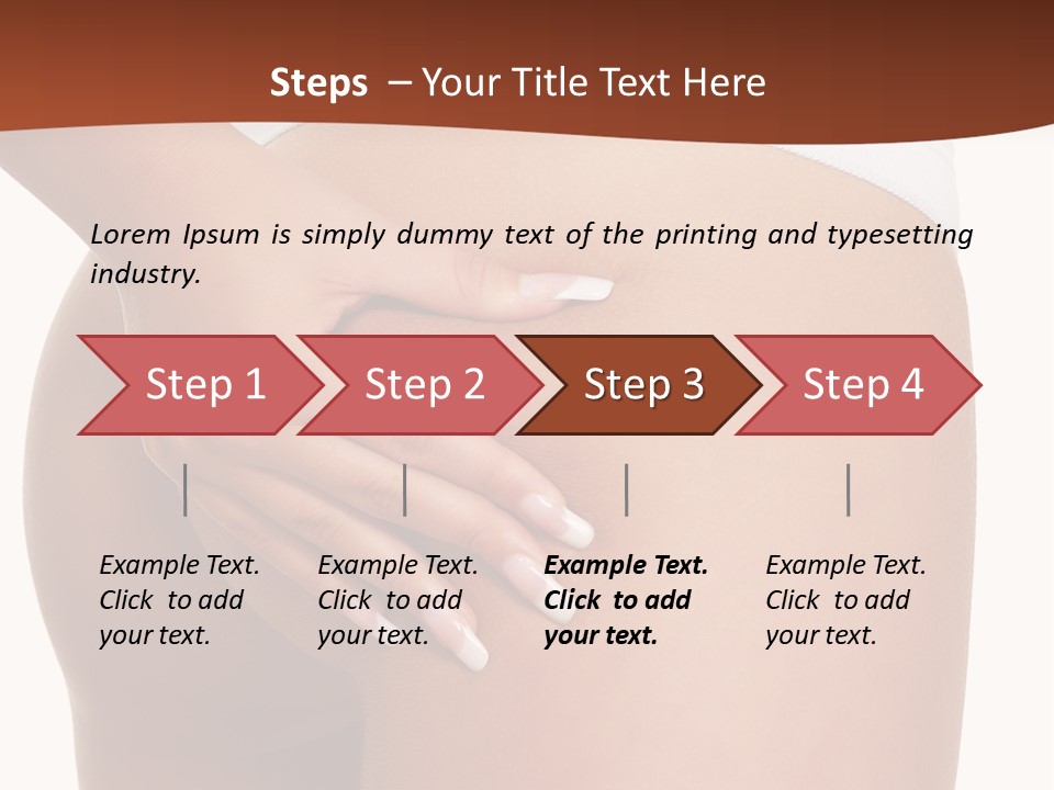 Weight Fitness Sensual PowerPoint Template