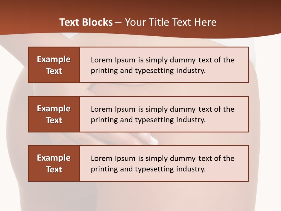 Weight Fitness Sensual PowerPoint Template