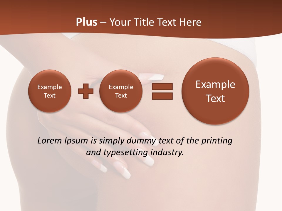 Weight Fitness Sensual PowerPoint Template