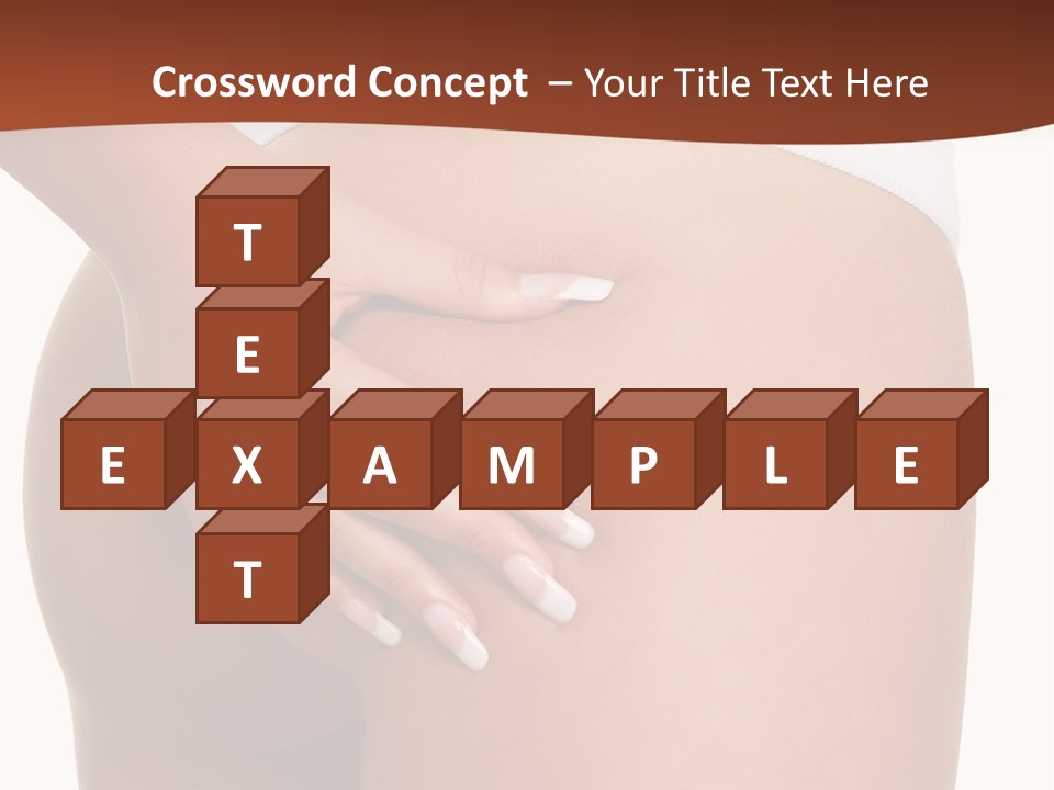 Weight Fitness Sensual PowerPoint Template