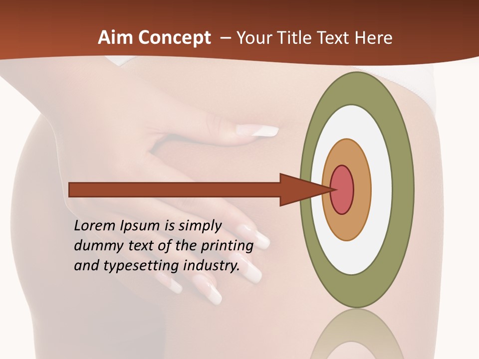 Weight Fitness Sensual PowerPoint Template