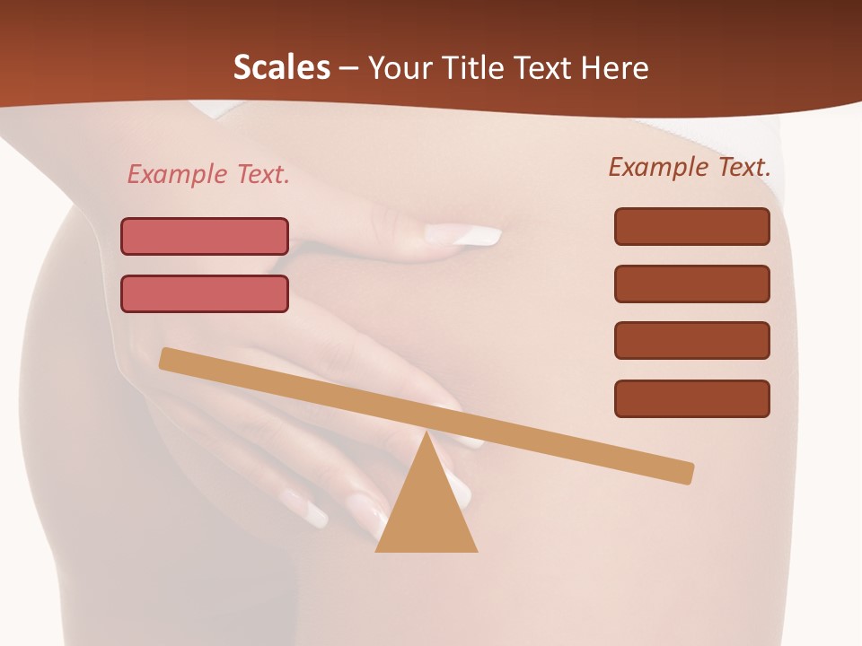 Weight Fitness Sensual PowerPoint Template