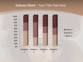 Caucasian Woman Cute PowerPoint Template