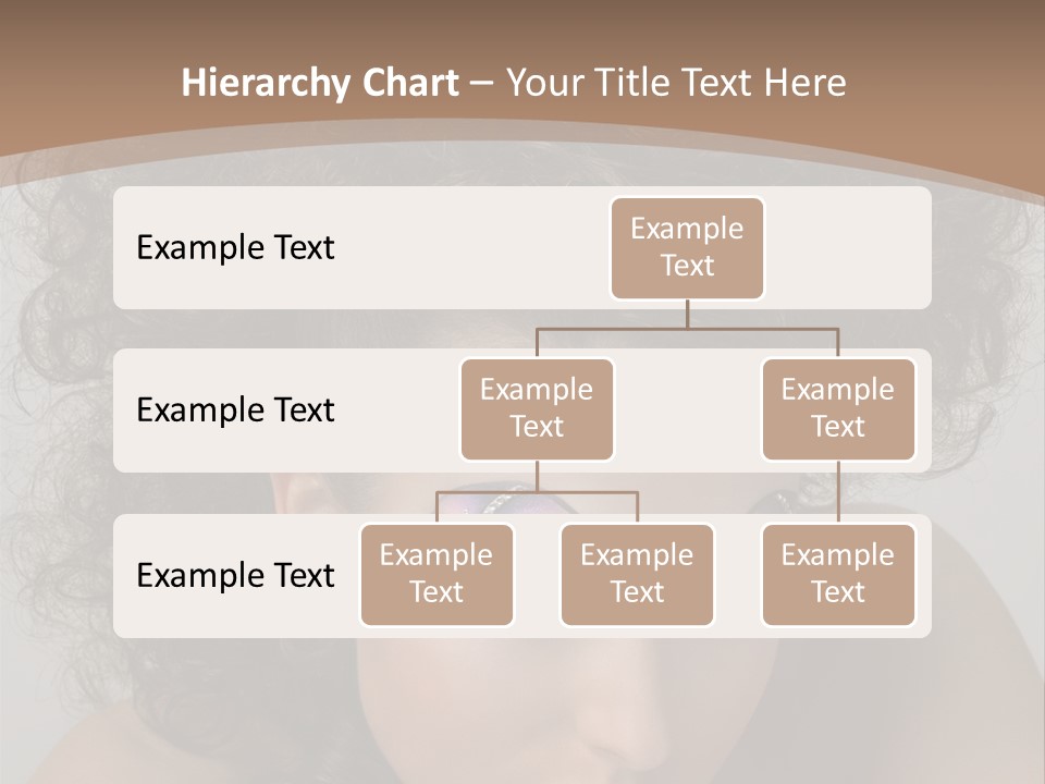 Caucasian Woman Cute PowerPoint Template