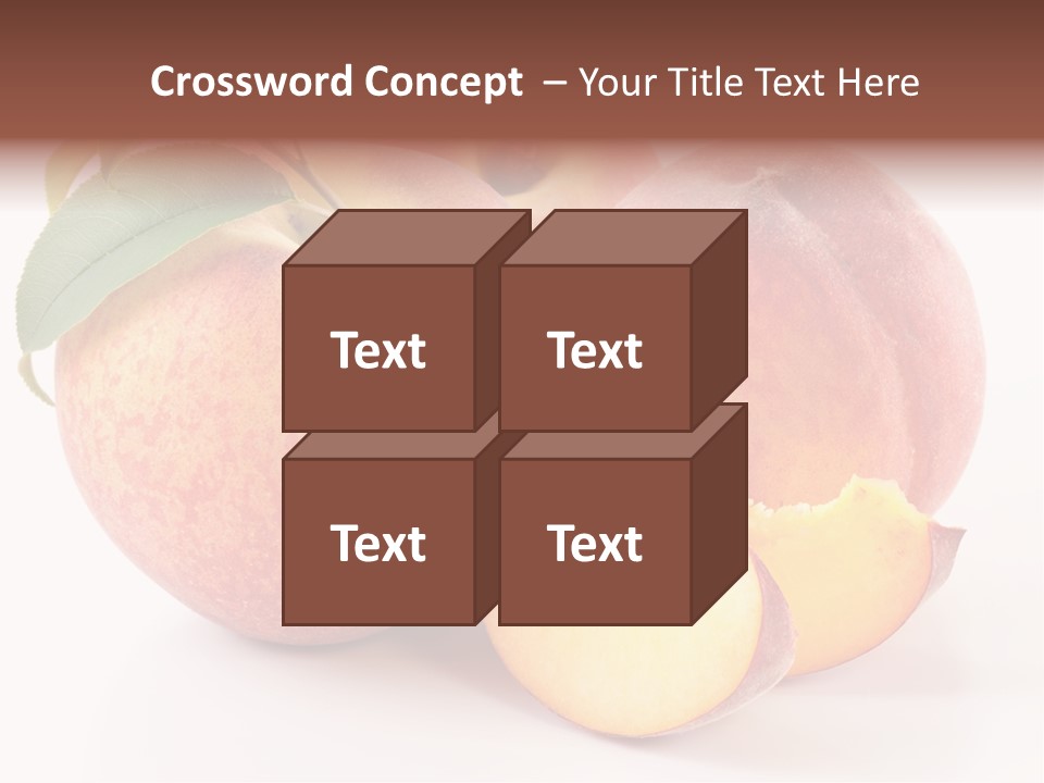 Close Up Fruit Juicy PowerPoint Template