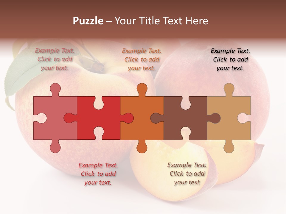 Close Up Fruit Juicy PowerPoint Template