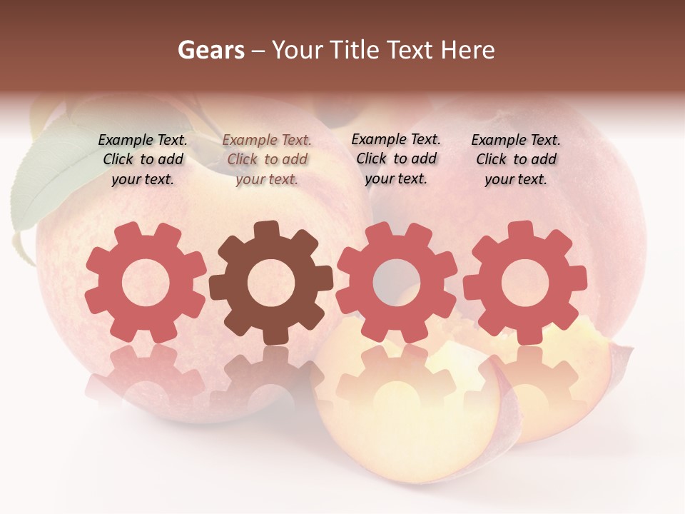 Close Up Fruit Juicy PowerPoint Template