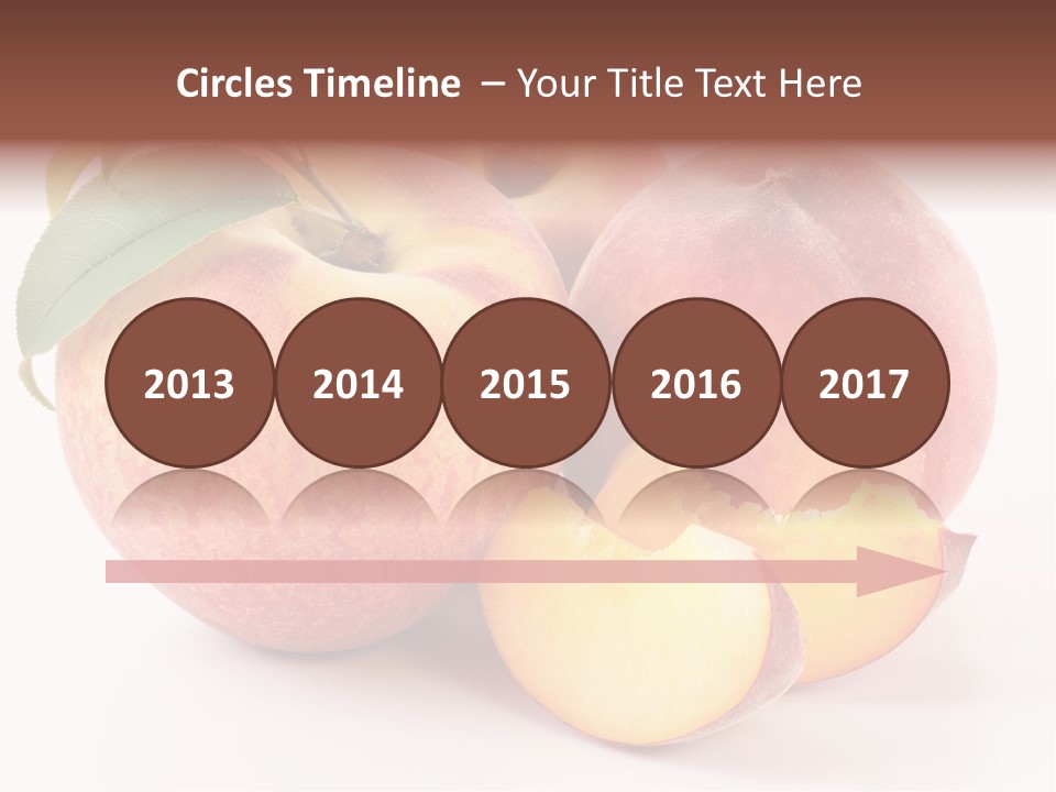 Close Up Fruit Juicy PowerPoint Template