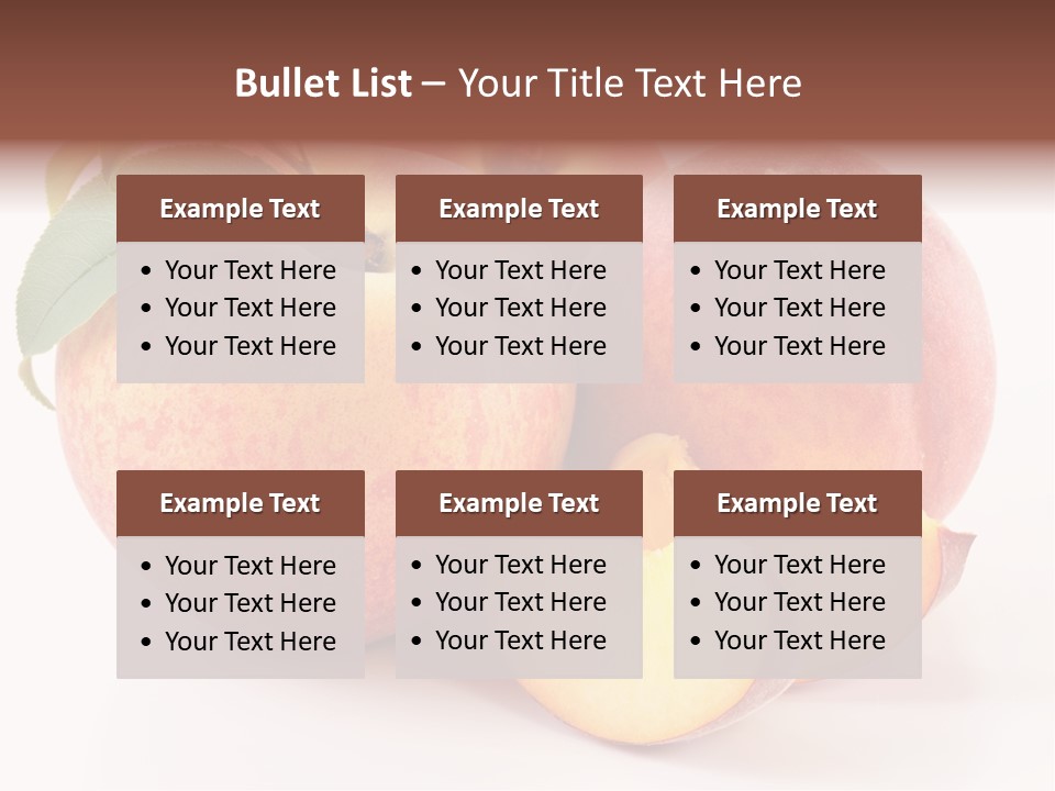 Close Up Fruit Juicy PowerPoint Template