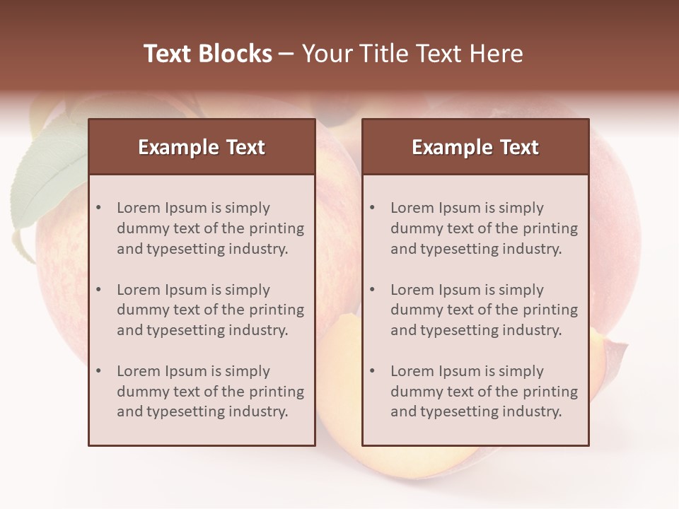 Close Up Fruit Juicy PowerPoint Template