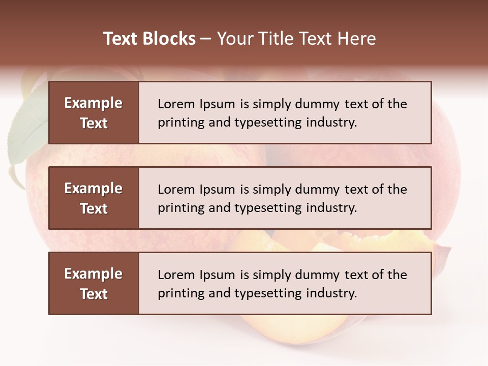 Close Up Fruit Juicy PowerPoint Template