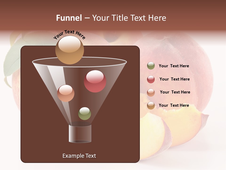 Close Up Fruit Juicy PowerPoint Template