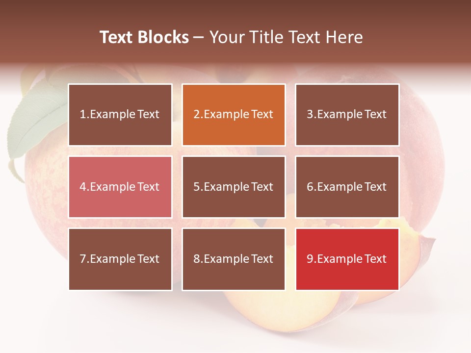 Close Up Fruit Juicy PowerPoint Template