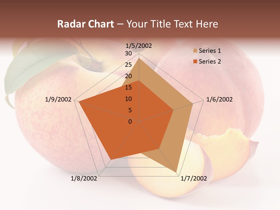 Close Up Fruit Juicy PowerPoint Template