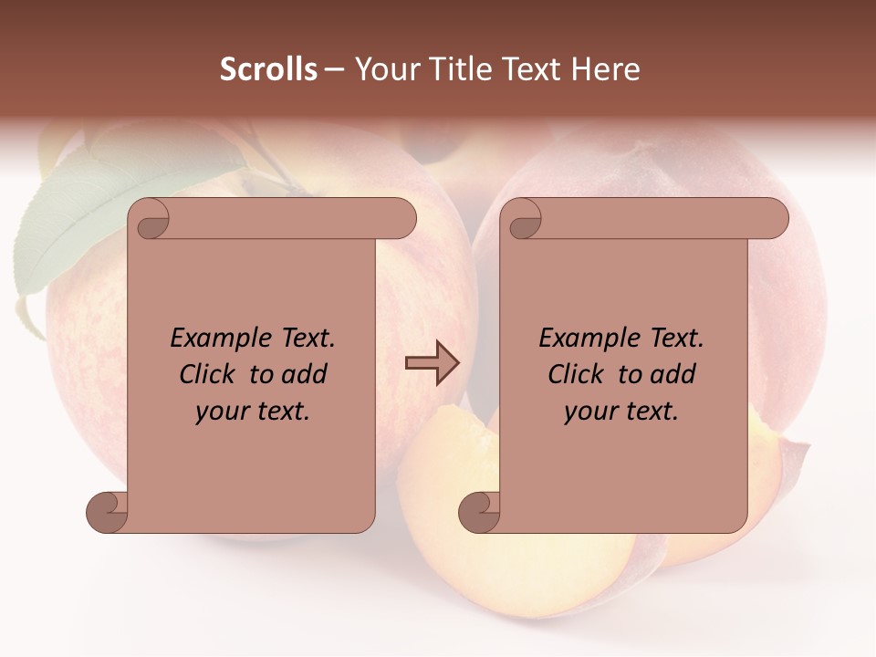 Close Up Fruit Juicy PowerPoint Template