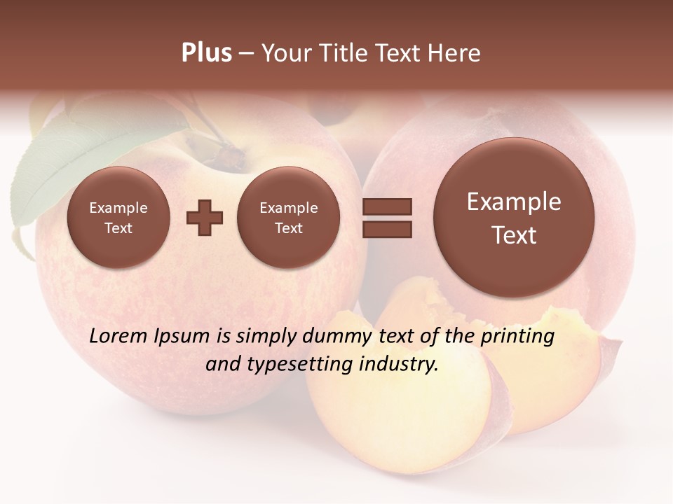 Close Up Fruit Juicy PowerPoint Template