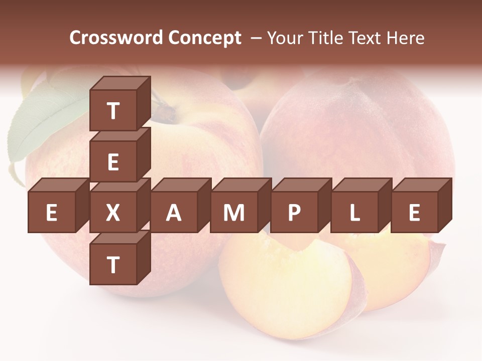 Close Up Fruit Juicy PowerPoint Template