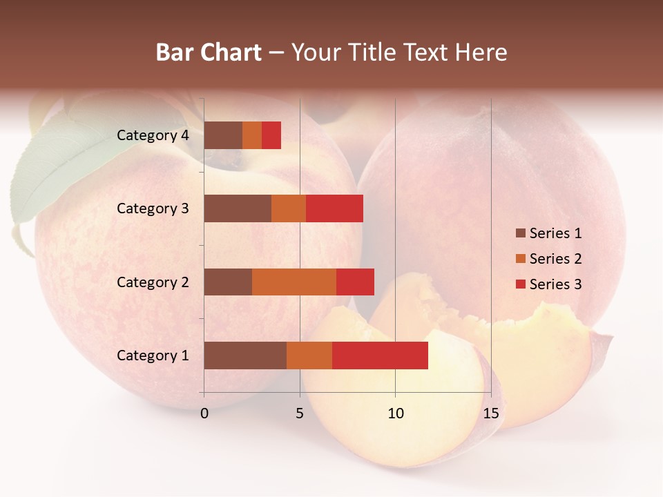 Close Up Fruit Juicy PowerPoint Template