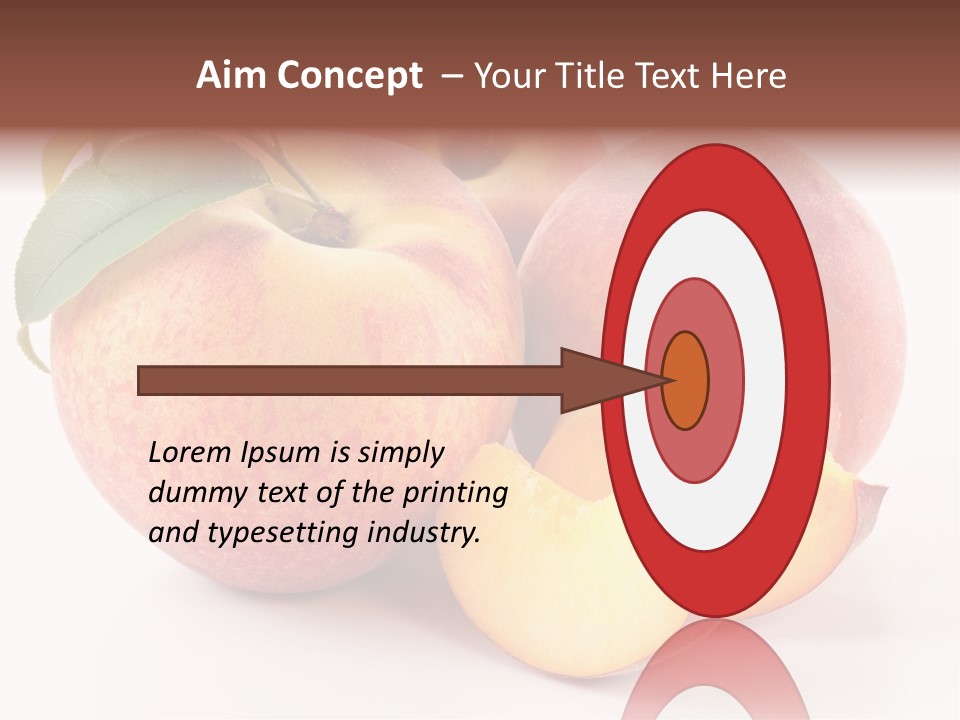 Close Up Fruit Juicy PowerPoint Template