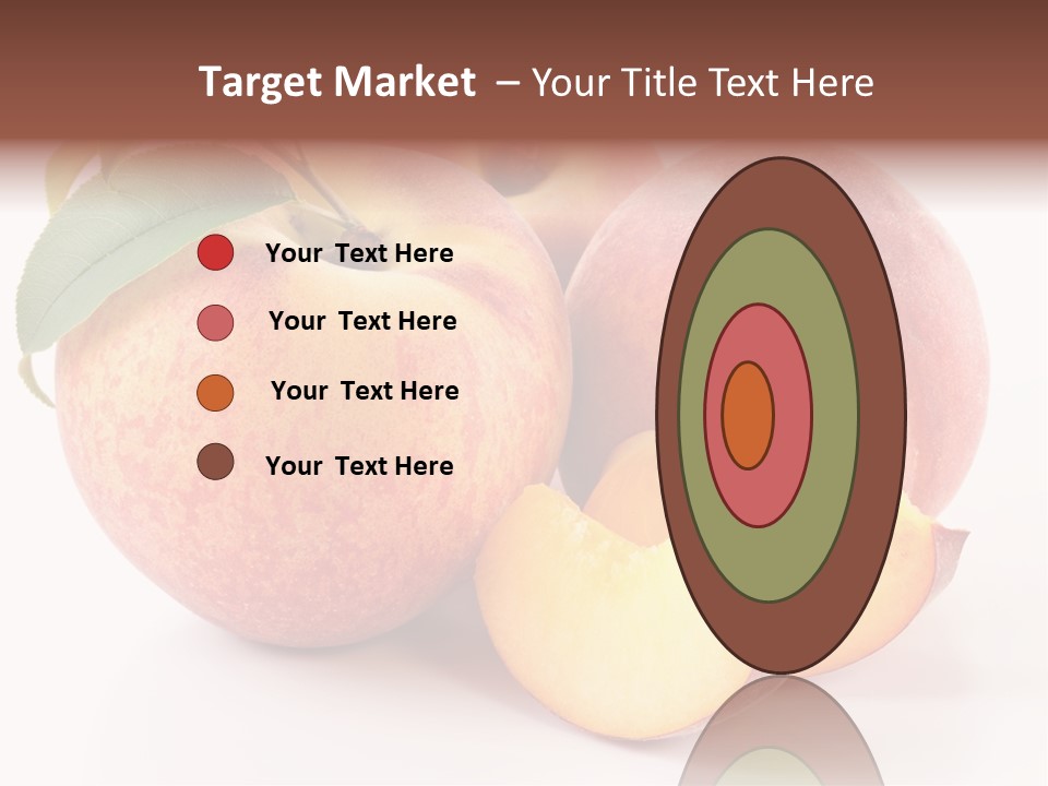 Close Up Fruit Juicy PowerPoint Template