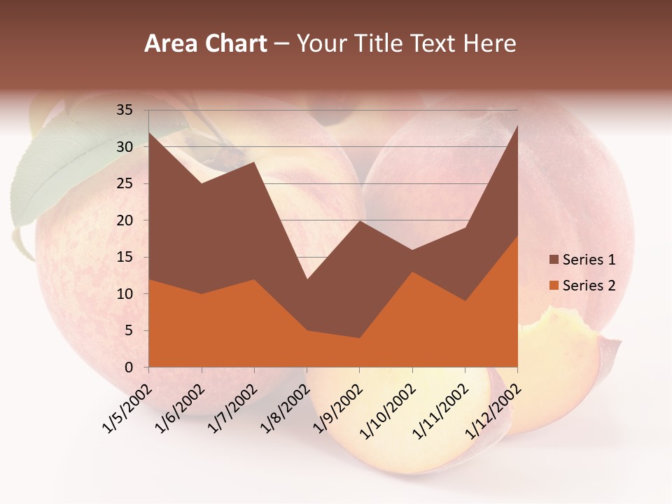 Close Up Fruit Juicy PowerPoint Template
