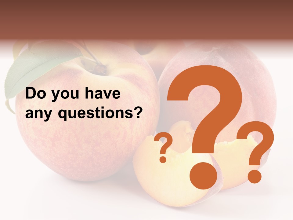 Close Up Fruit Juicy PowerPoint Template