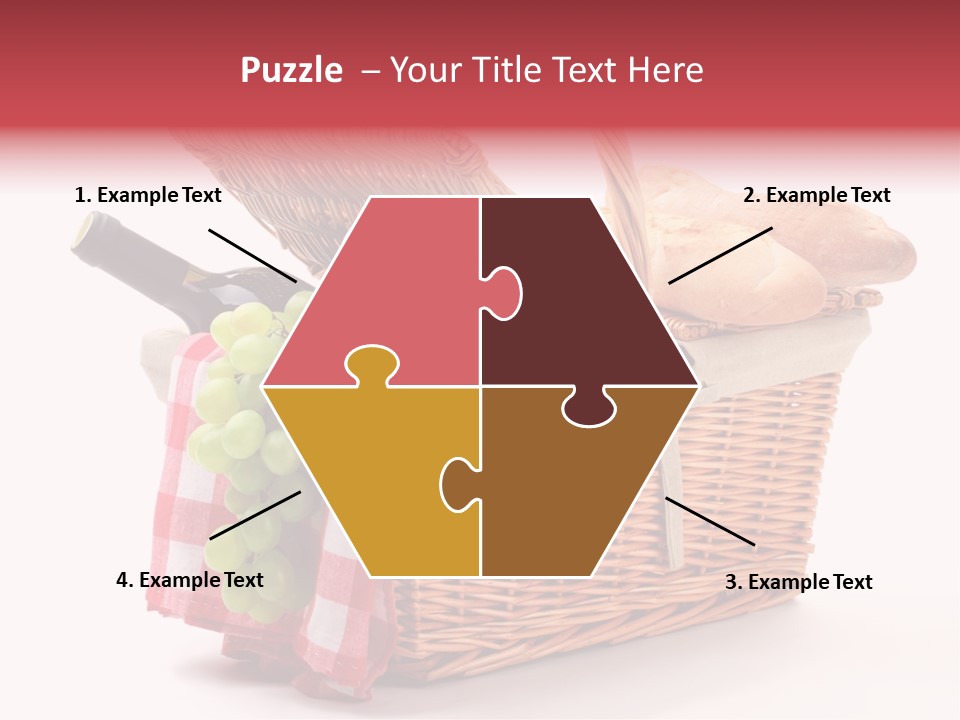 Wine Vacation Food PowerPoint Template