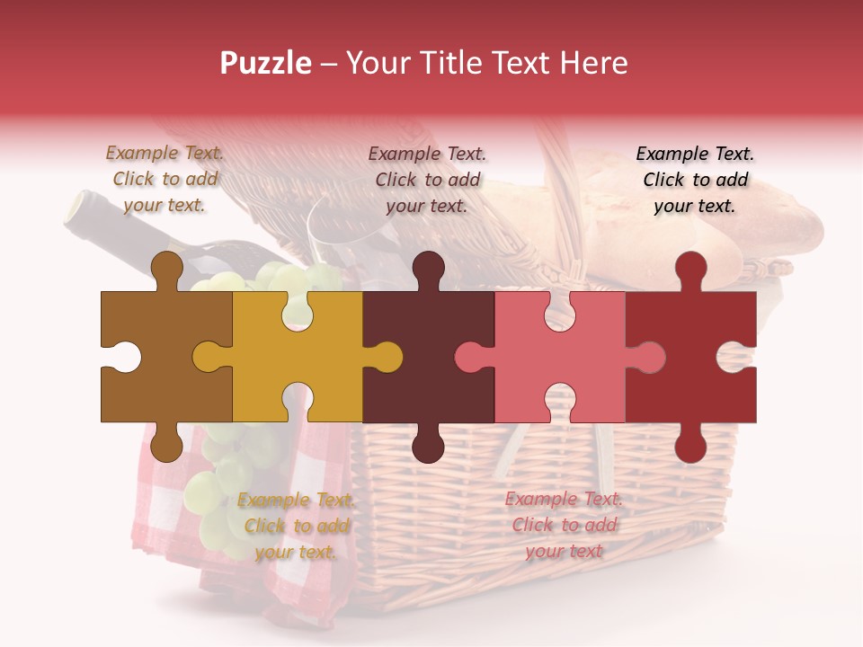 Wine Vacation Food PowerPoint Template