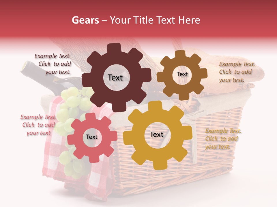 Wine Vacation Food PowerPoint Template