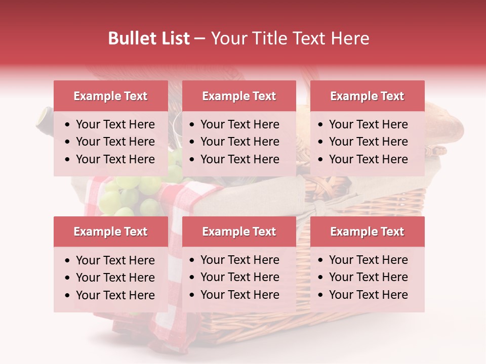 Wine Vacation Food PowerPoint Template