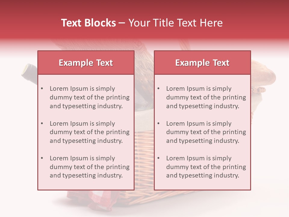 Wine Vacation Food PowerPoint Template