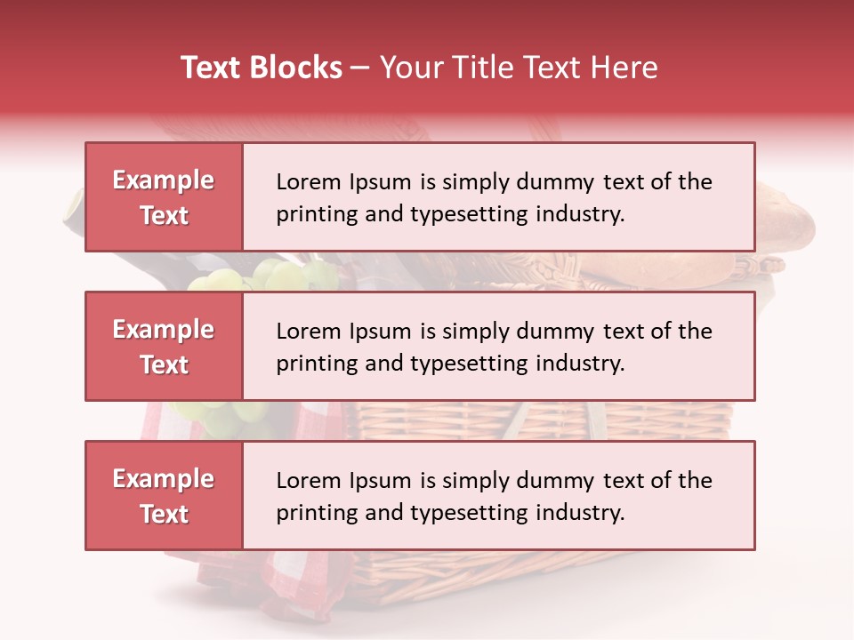 Wine Vacation Food PowerPoint Template