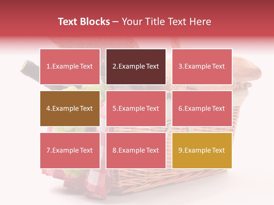 Wine Vacation Food PowerPoint Template