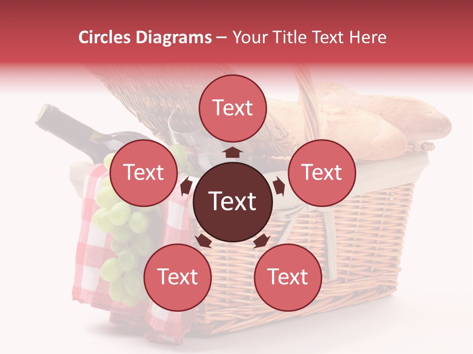 Wine Vacation Food PowerPoint Template