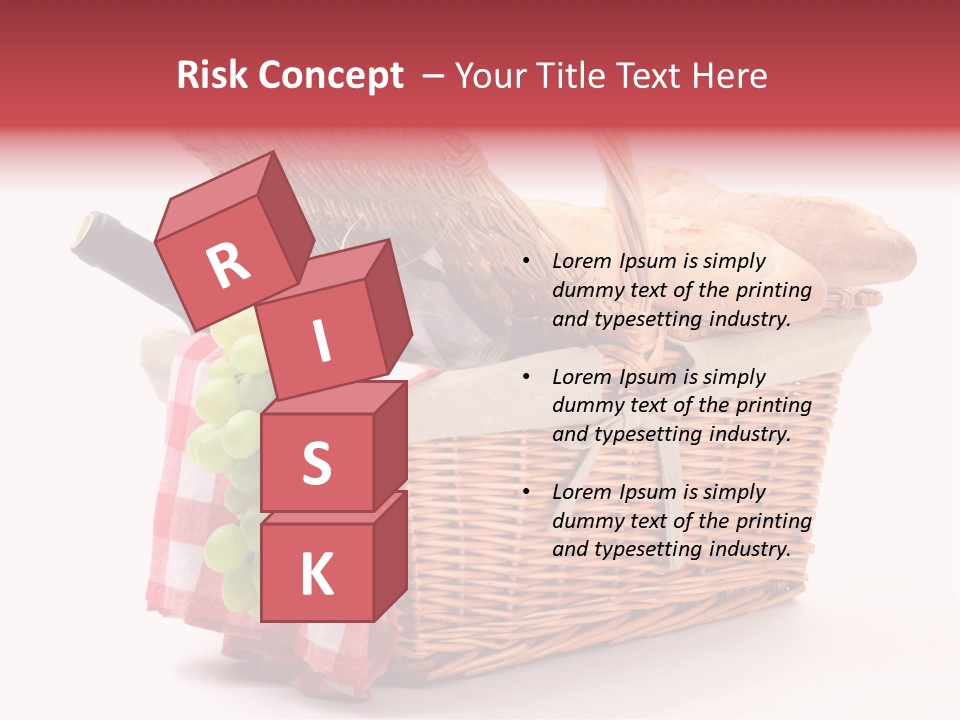 Wine Vacation Food PowerPoint Template