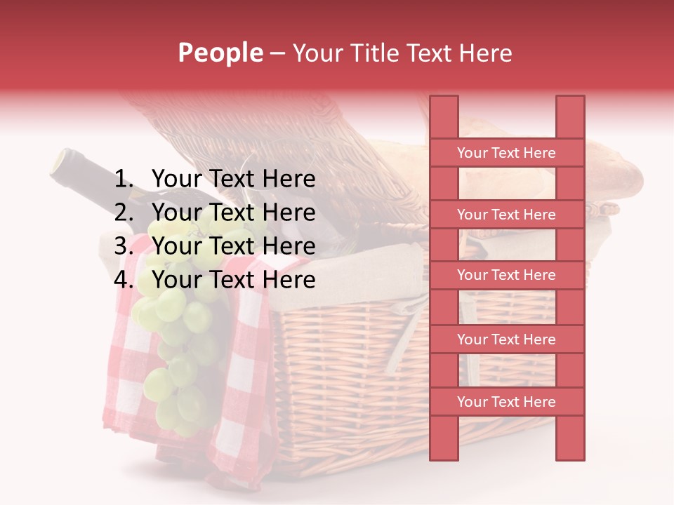 Wine Vacation Food PowerPoint Template