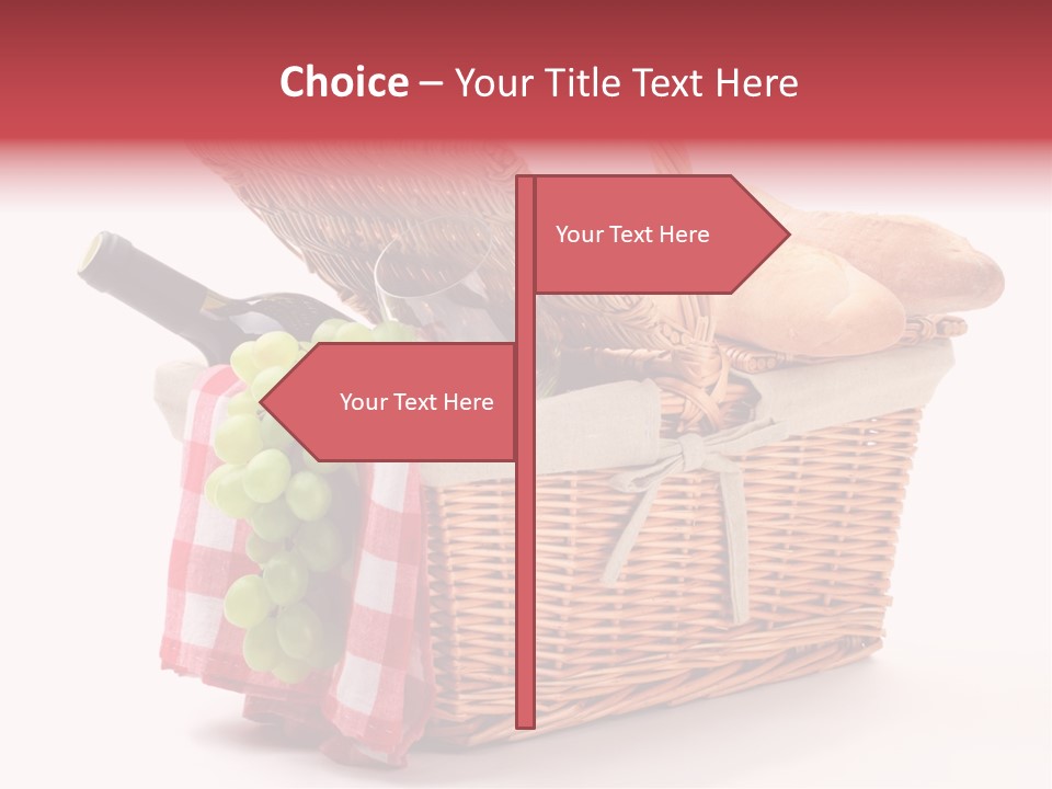 Wine Vacation Food PowerPoint Template